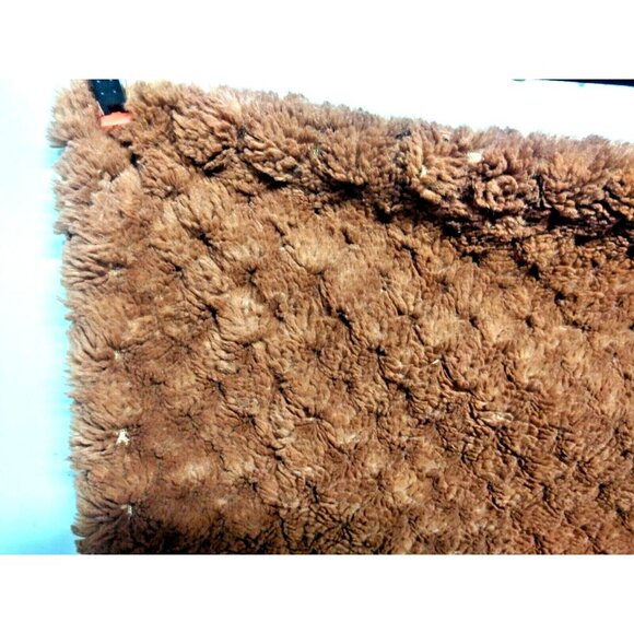 Minky Couture Blanket/travel blanket/foot blanket Waffle Honey/rust color baby - Picture 9 of 9